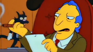 Roger Meyers Jr. in The Simpsons.