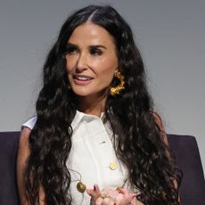 Demi Moore speaks onstage the 