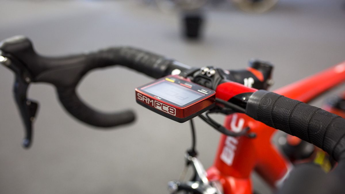 SRM PC-8 head unit in team colours