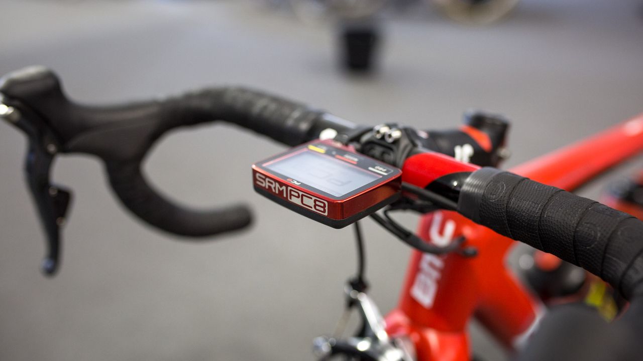 SRM PC-8 head unit in team colours