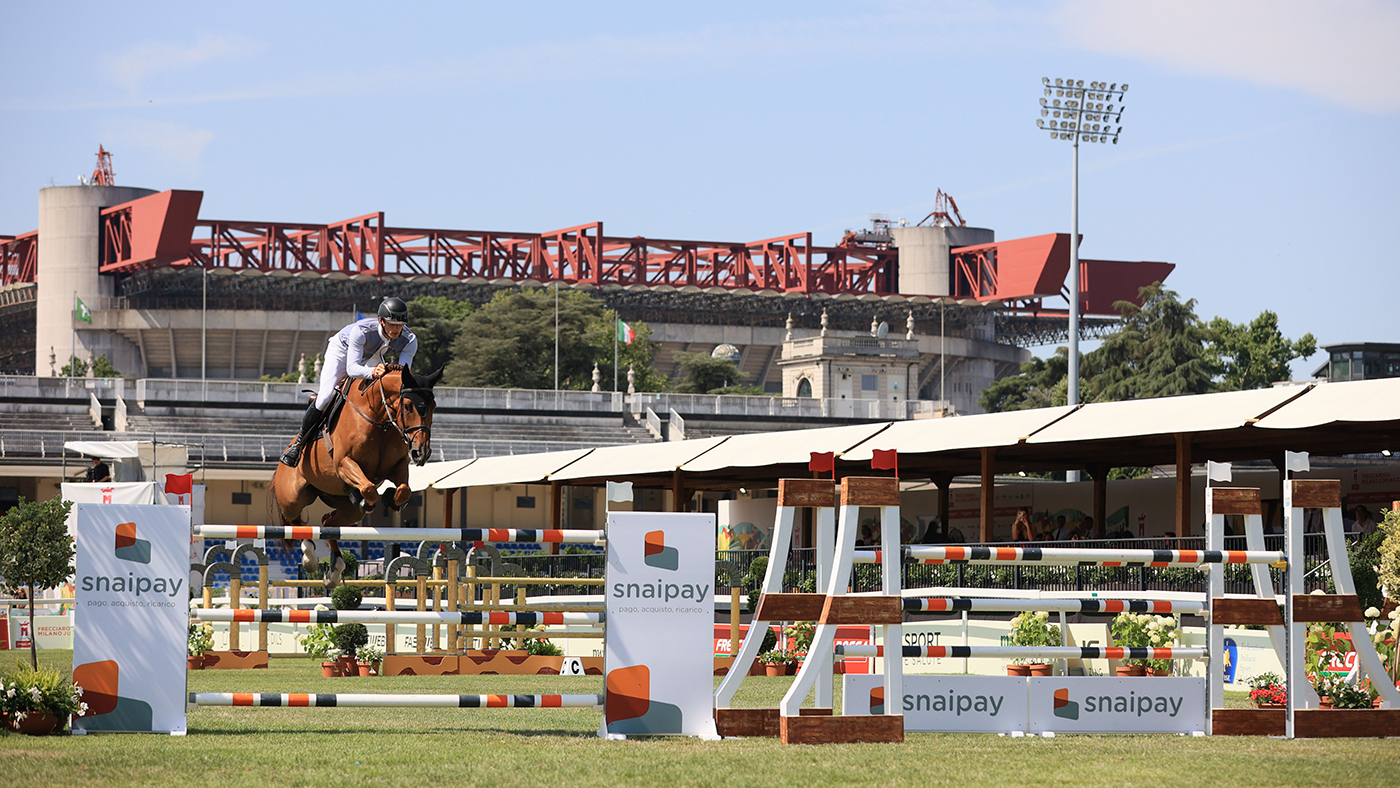 Showjumping at the venue in Milan that will host the 2023 European Showjumping Championships