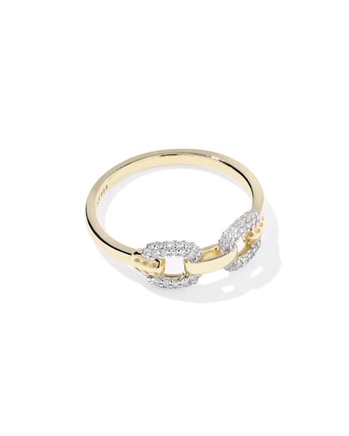 Beau 14k Yellow Gold Band Ring