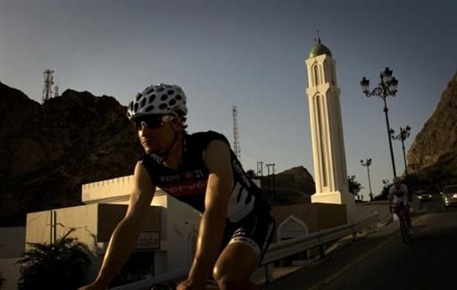 The Cervelo riders enjoyed the warmth and sunshine in Oman