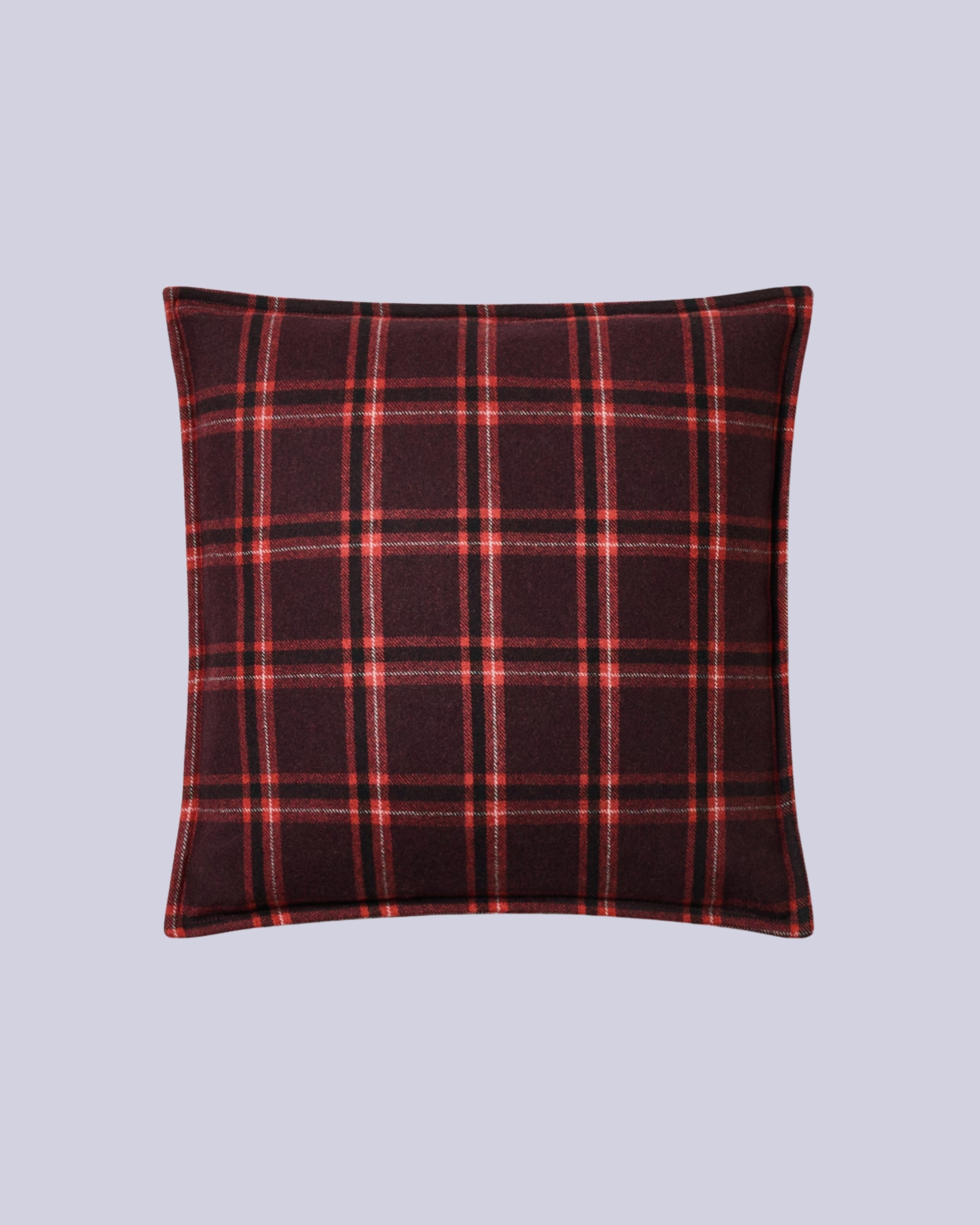 Wool Check Cushion Cover 