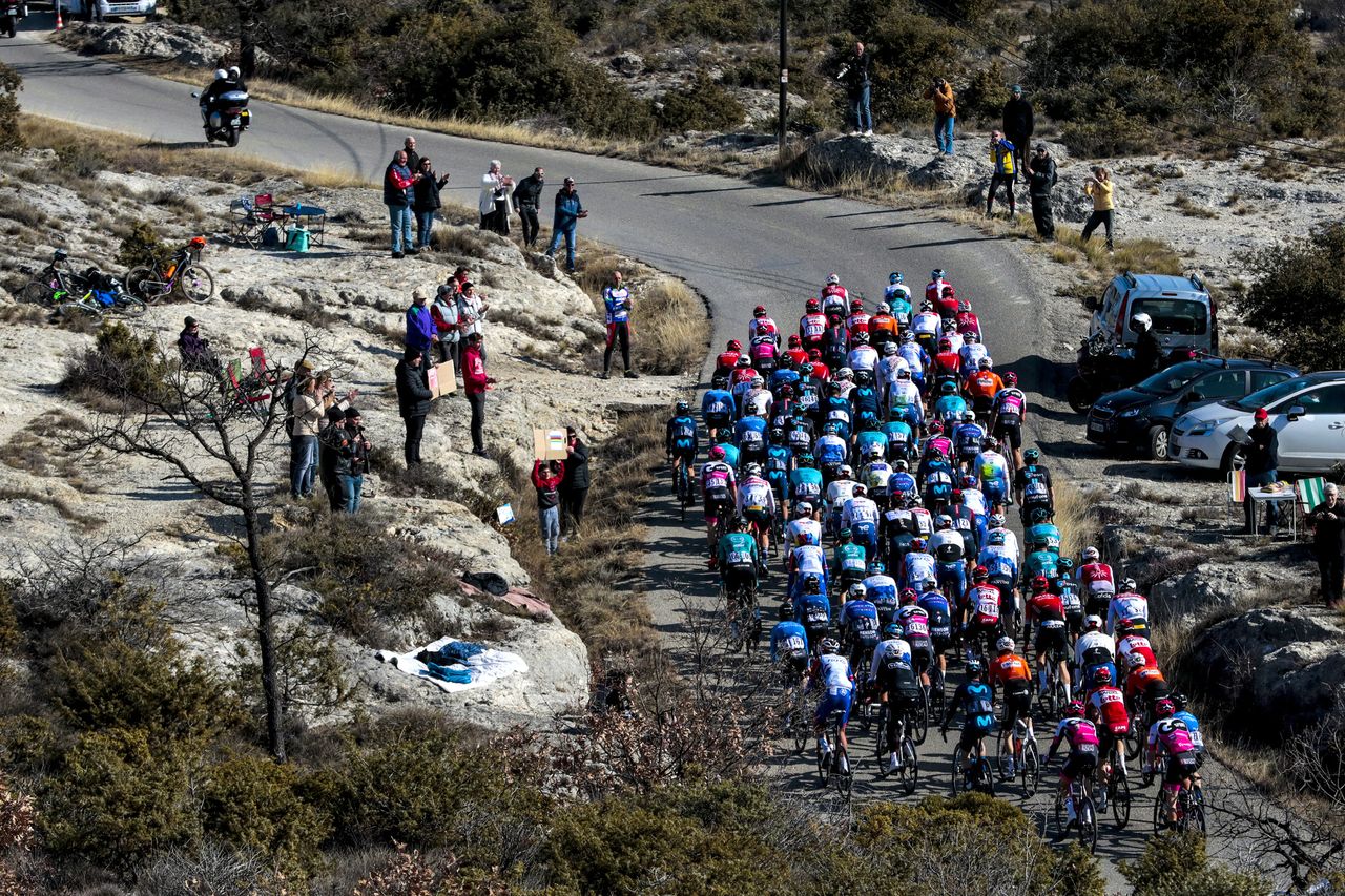 Tour de la Provence 2022 7th Edition 3rd stage Manosque Montagne de Lure 1661 km 13022022 Scenery photo Ivan BenedettoSprintCyclingAgency2022