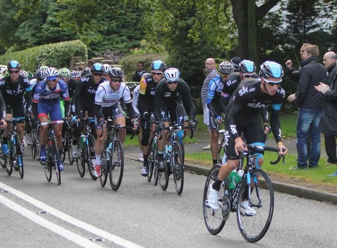 Bradley Wiggins chats with Mark Cavendish