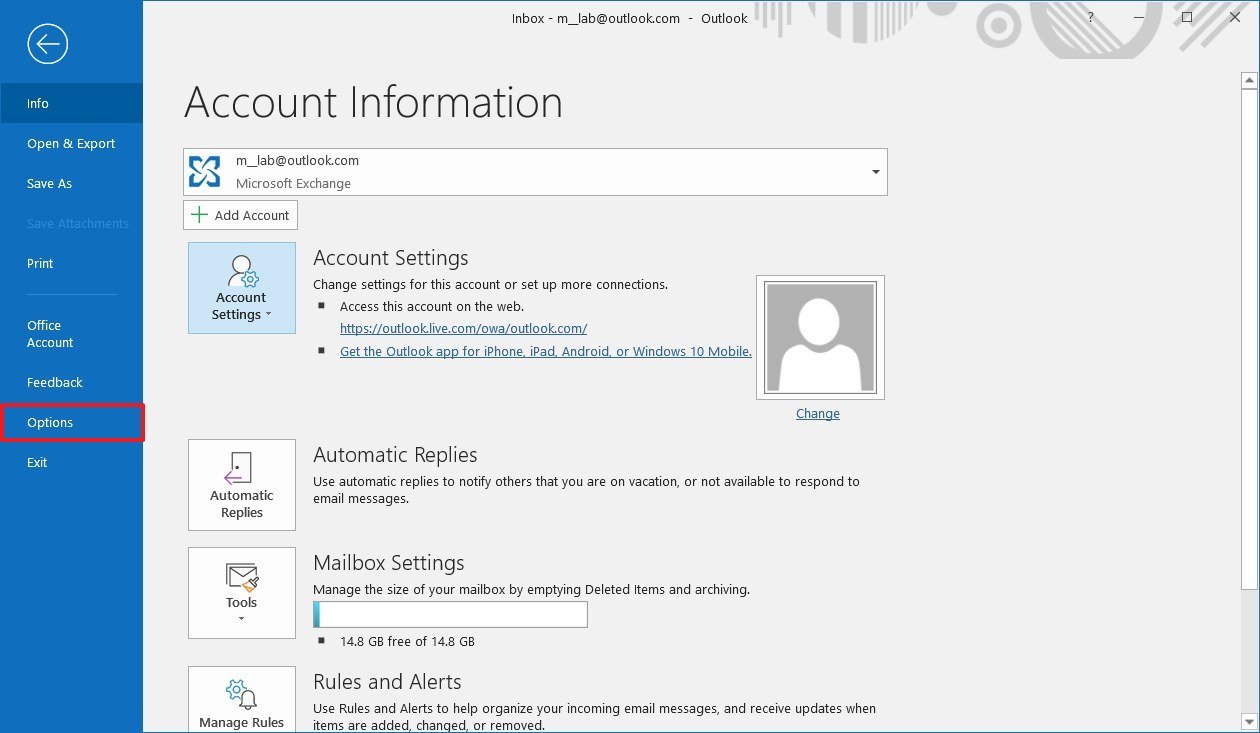 How To Set A New Default Account In Outlook | Windows Central