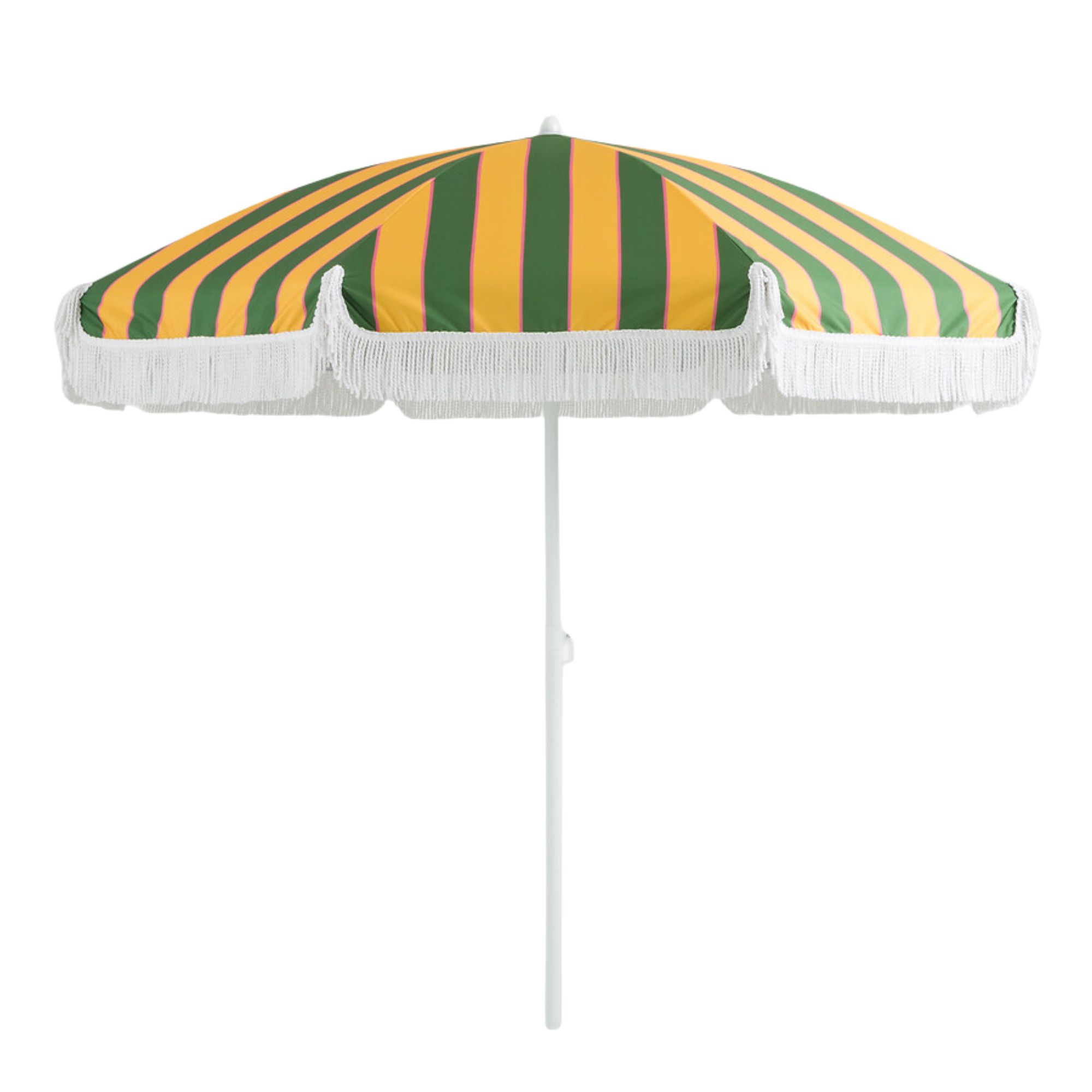 LA REDOUTE INTERIEURS, Valeria Striped Fabric Fringed Parasol
