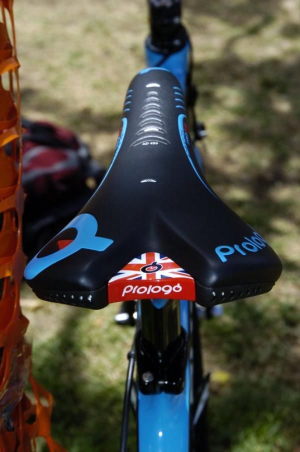 Union Jack: Ben Swift's Prologo Scratch Pro TR features his national flag, the only rider within Team Sky to have such a customization at Tour Down Under.