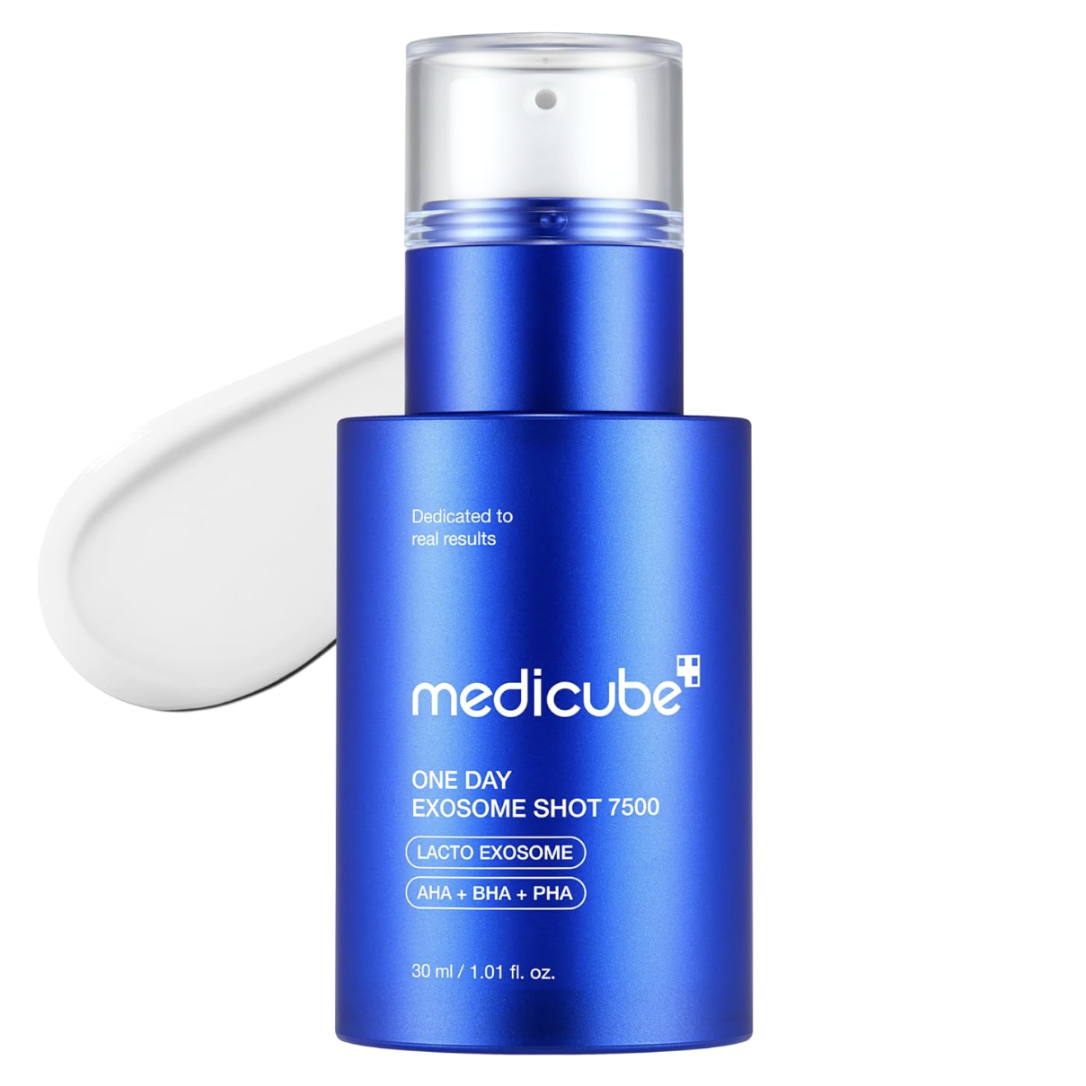 Medicube Exosome Shot Zero 7,500 Ppm Spicule Facial Serum | Liquid Skin Booster Serum | Exosome, Aha+bha+pha | Pore Care, Dead Skin Cells, Skin Texture | Korean Skincare, 1.01 Fl.oz