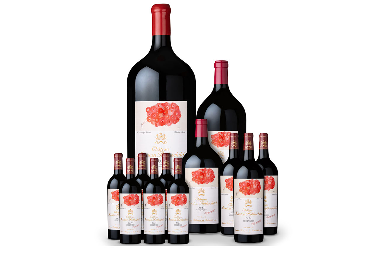 Mouton Rothschild 2021 auction lot at Christie's