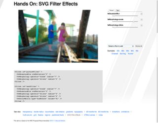 try out SVG filters site