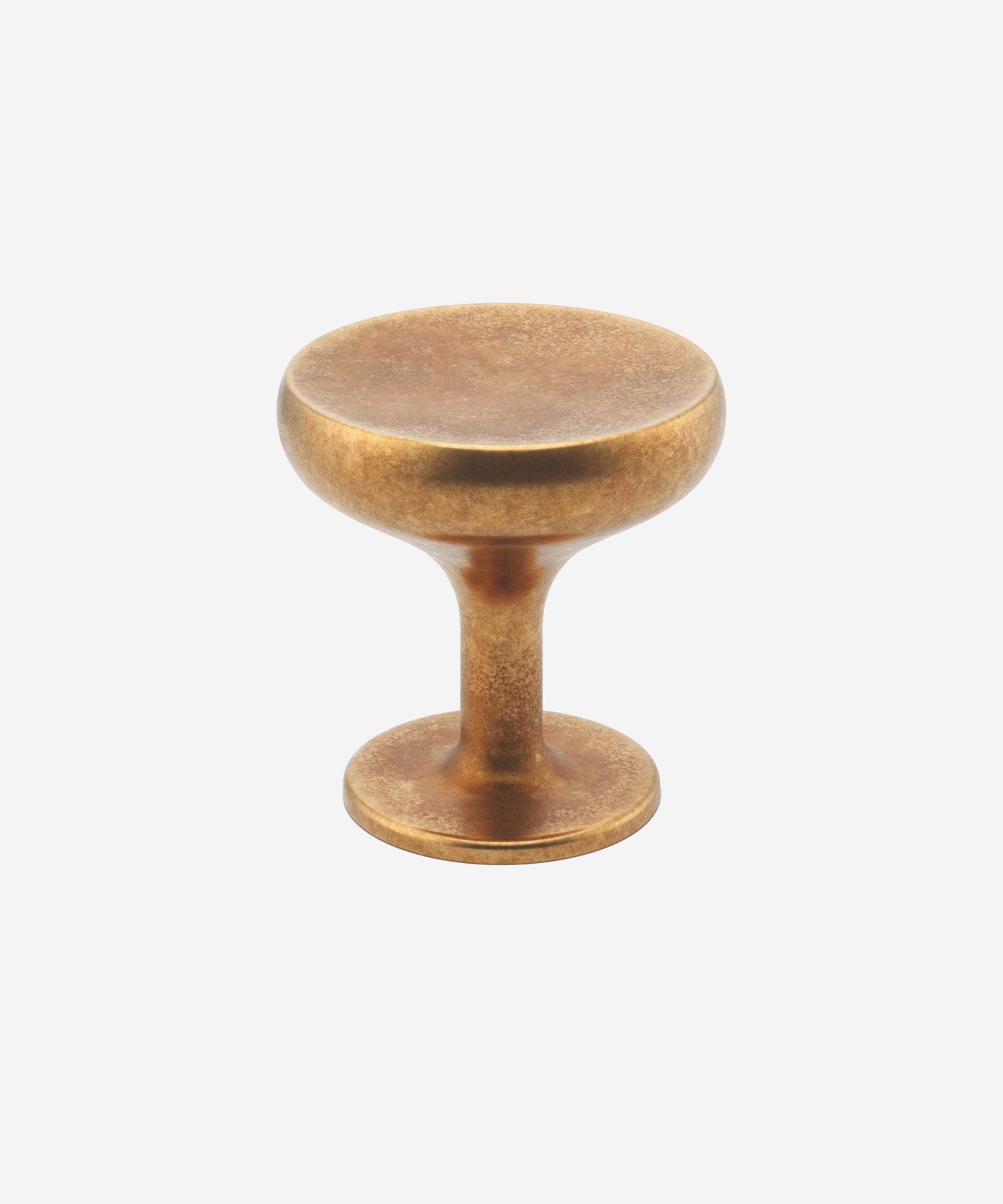 Brass kitchen cupboard handle