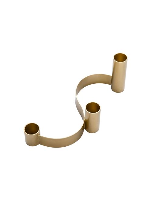 Nymora Candle-Holder With 3 Brass Candles