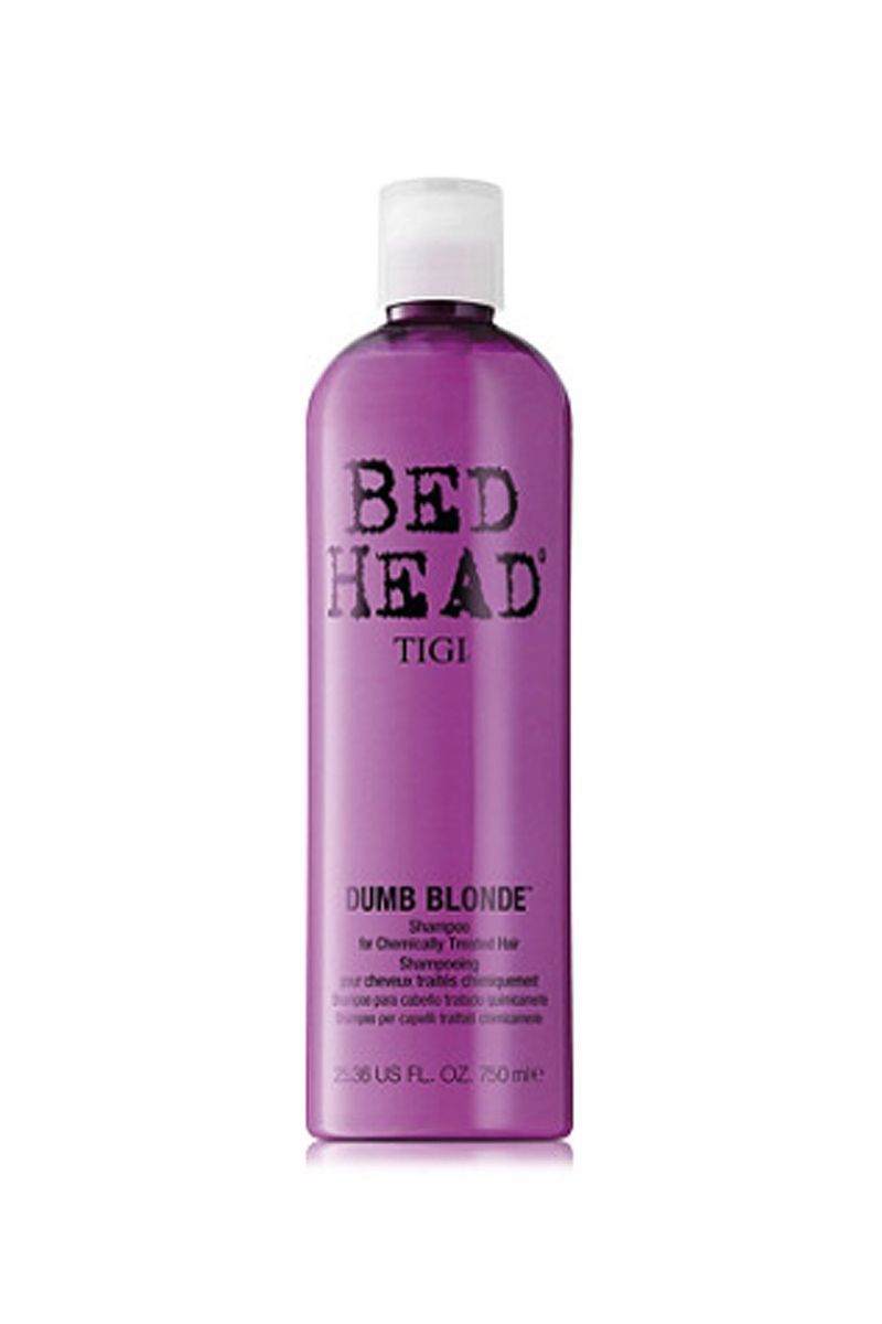 <p>Vibrancy and softness in one. What else even is there?&amp;nbsp;</p><p>TIGI Bed Head Dumb Blonde Shampoo, $29, <a href="http://www.ulta.com/bed-head-dumb-blonde-shampoo?productId=xlsImpprod5870152" target="_blank" data-tracking-id="recirc-text-link">ulta.com</a>.</p>