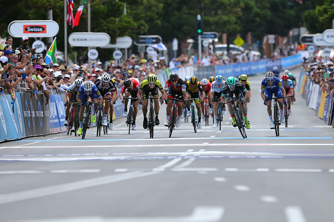 The sprint to the line