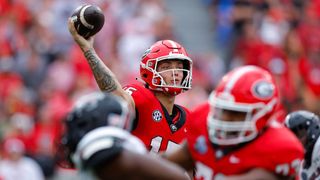 Georgia quarterback Carson Beck vs. South Carolina 2023