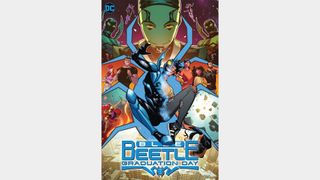 Blue Beetle with other characters