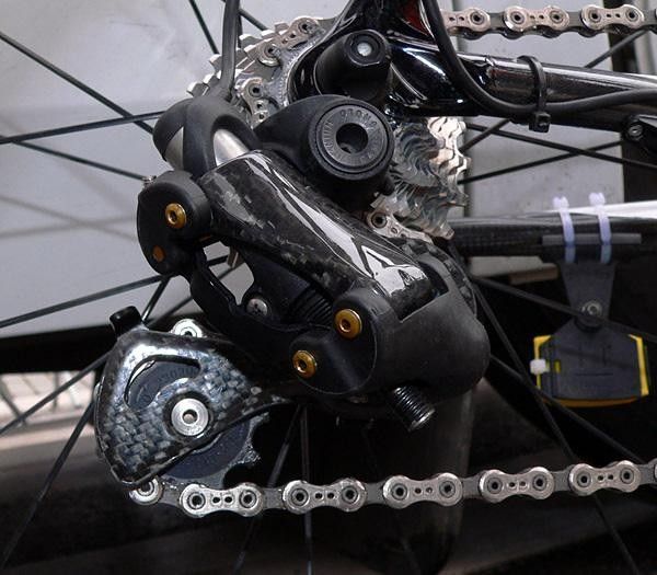 Pivots appear to be made at least partially of anodized aluminum.