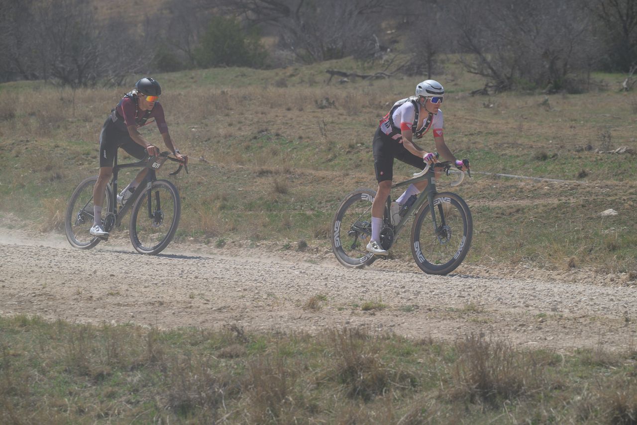 For a second year, Joe Laverick (on front) rode to victory ahead of Chris Mehlman