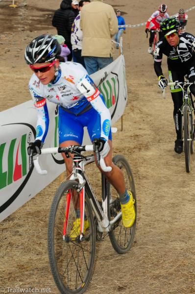 Katerina Nash (Luna Pro Team) with Duke, Stetson-Lee, and Krasniak chasing