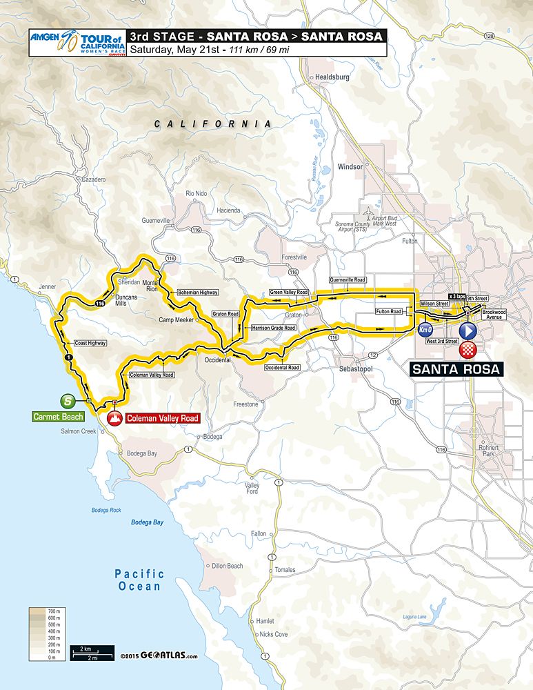 Stage 3 of the 2016 Tour of California Women's WorldTour