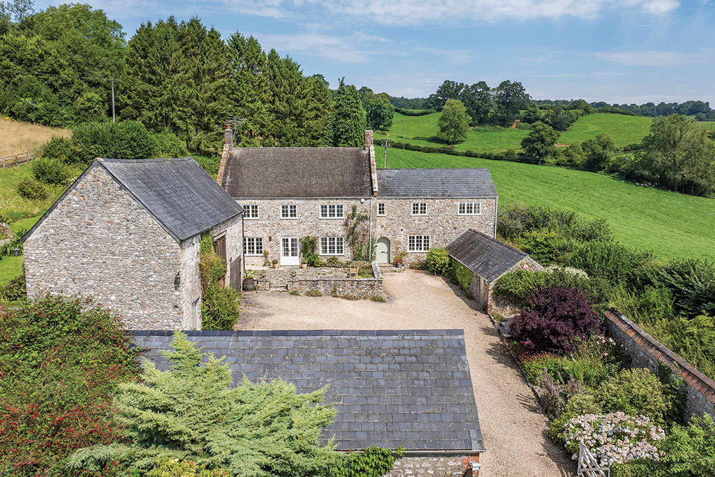 Property for sale with wildflower meadows: Hill House Farm, Yarcombe, Honiton, Devon.