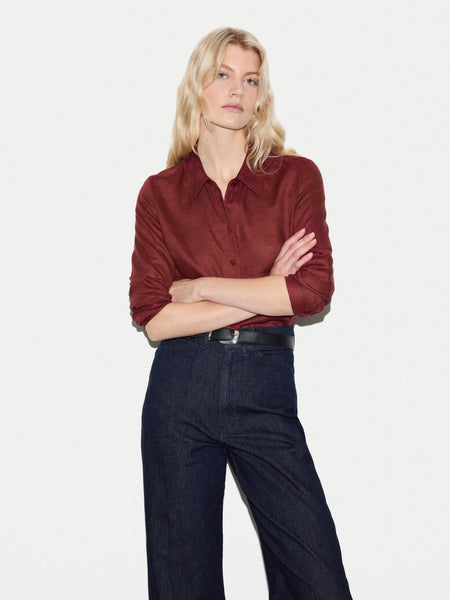 Linen Shirt | Red