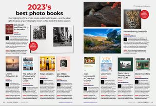 Best photo books of 2023 feature in Digital Camera magazine issue 276
