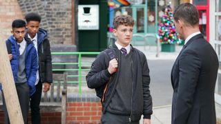 Ricky Mitchell talks to Jack in EastEnders 