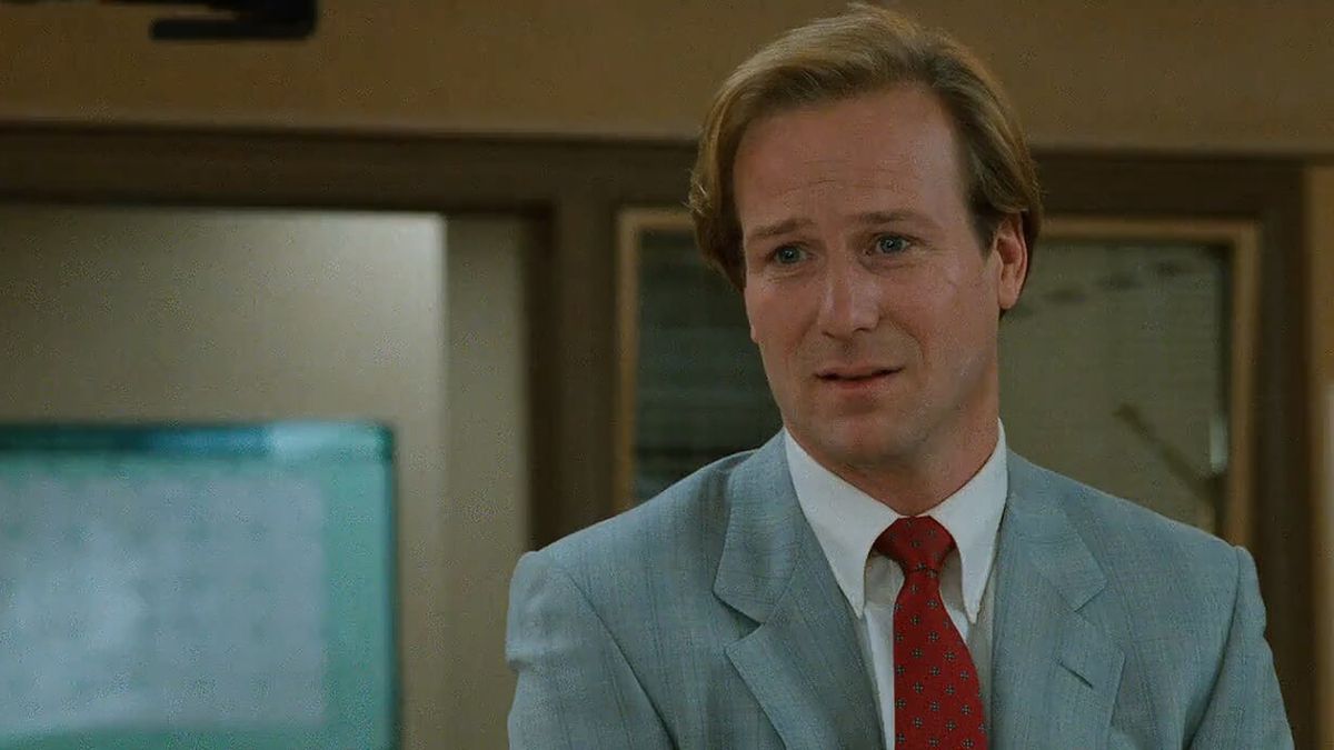 William Hurt in Broadcast News