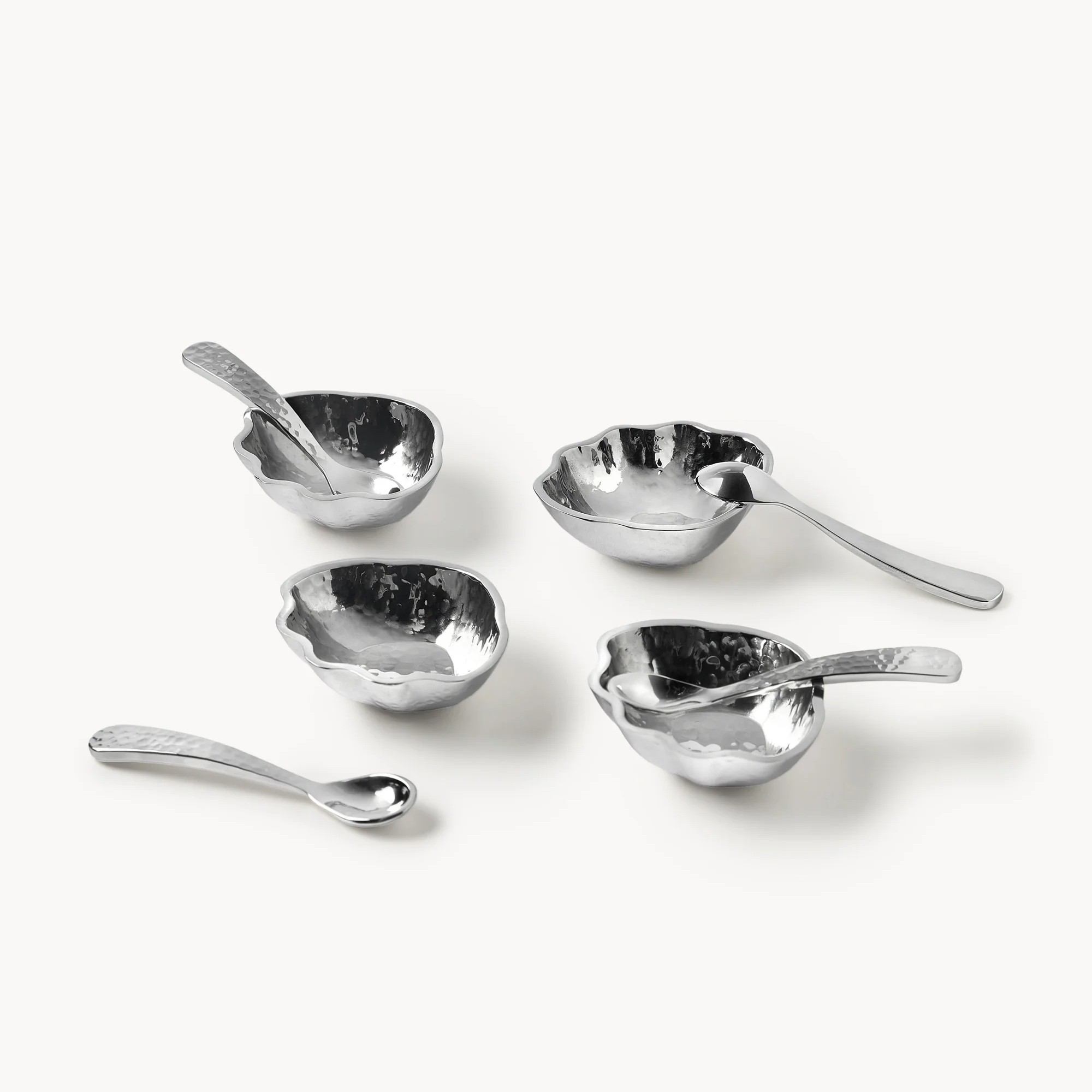 Victoria Beckham Isla Salt &amp;amp; Pepper Shells with Spoons, Set of 4