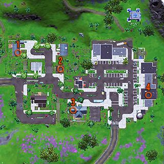 Fortnite Parenting Books locations from Retail Row map