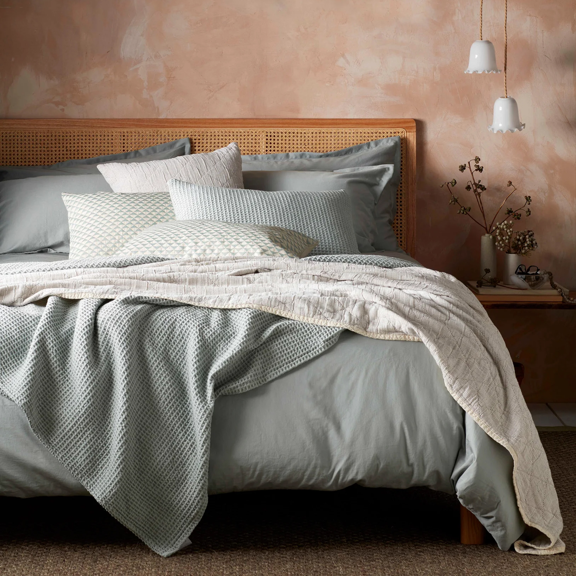 Secret Linen Store Super Soft 100% Cotton Bed Linen Sage