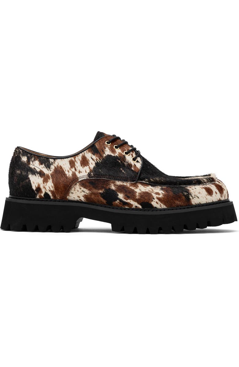 Luca Genuine Calf Hair Lug Sole Derby
