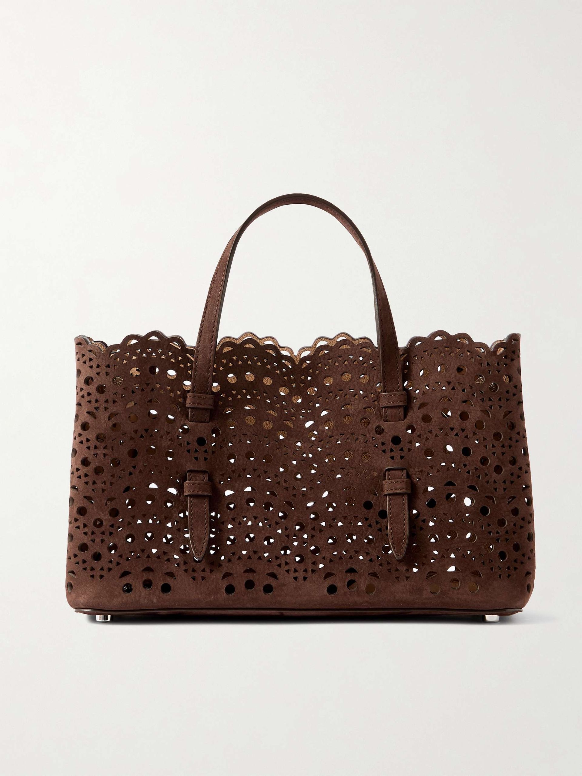 Mena 25 E/w Medium Laser-Cut Nubuck Tote