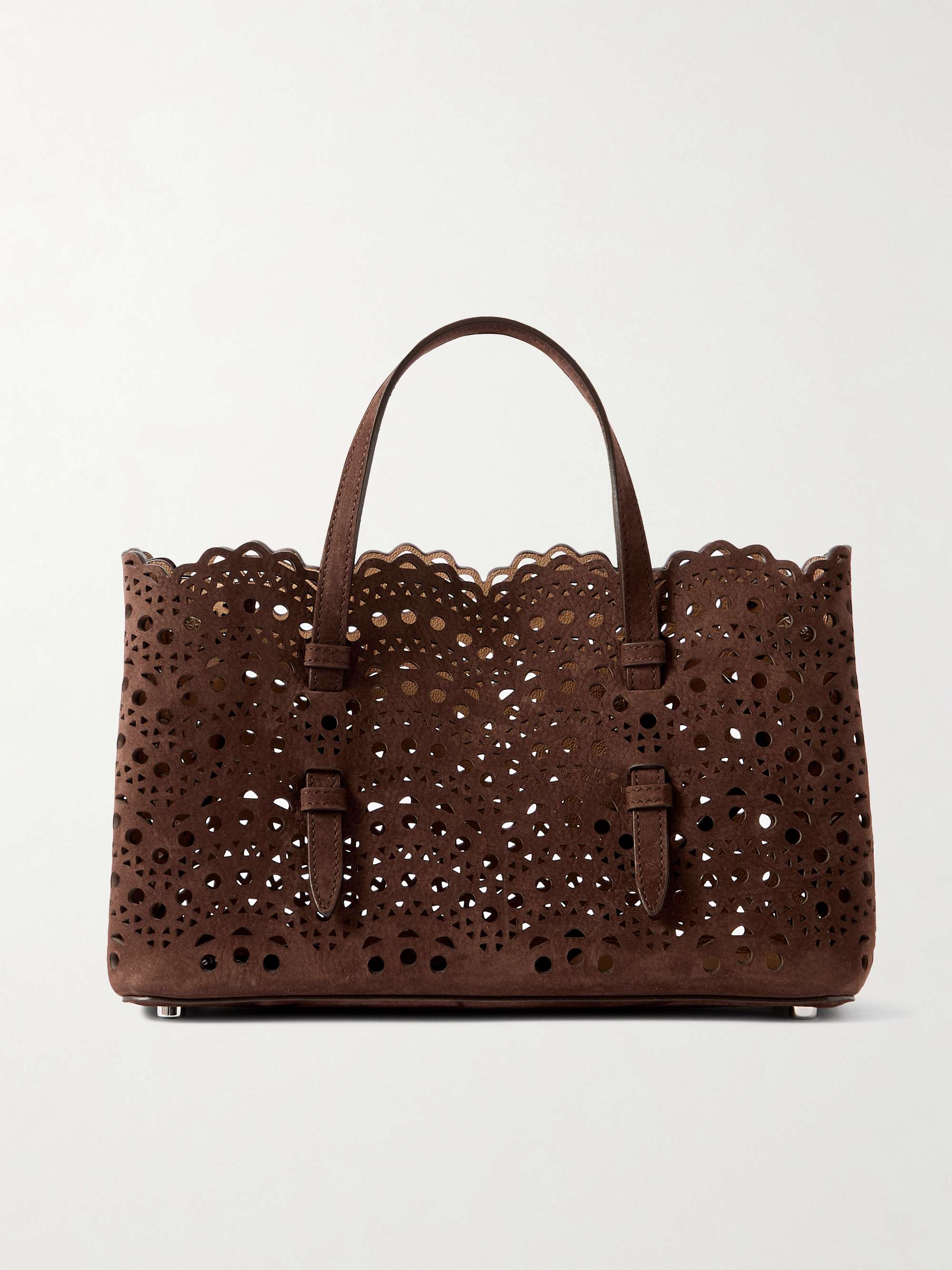 Mena 25 E/w Medium Laser-Cut Nubuck Tote