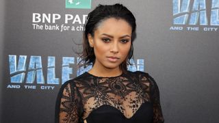 Kat Graham is pictured with a wet-look bob whilst attending the premiere of EuropaCorp and STX Entertainment's "Valerian and The City of a Thousand Planets" at TCL Chinese Theatre on July 17, 2017 in Hollywood, California.