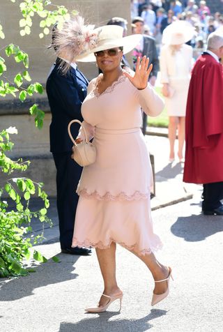 Oprah Winfrey at Prince Harry and Meghan Markle's wedding