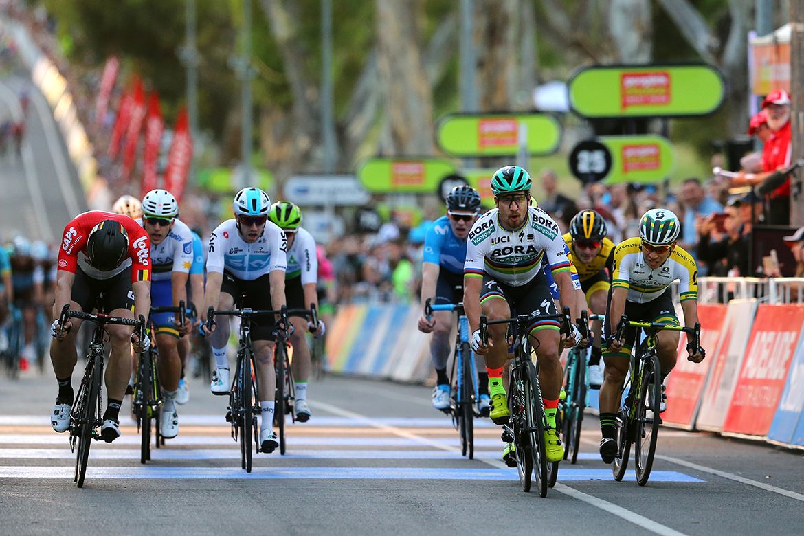 Peter Sagan wins the 2018 People's Choice Classic.