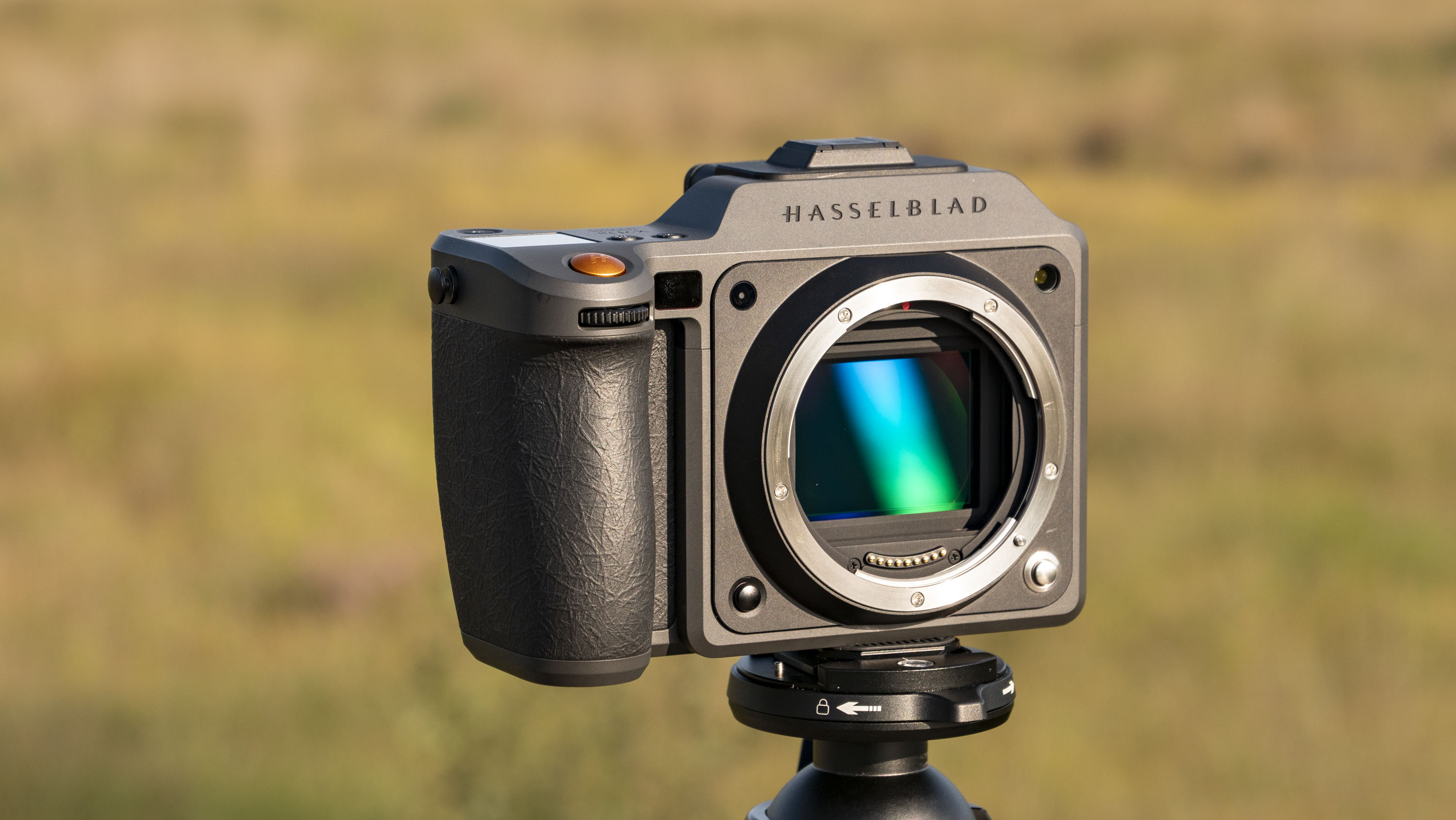 Hasselblad X2D II 100C camera outdoors at first light