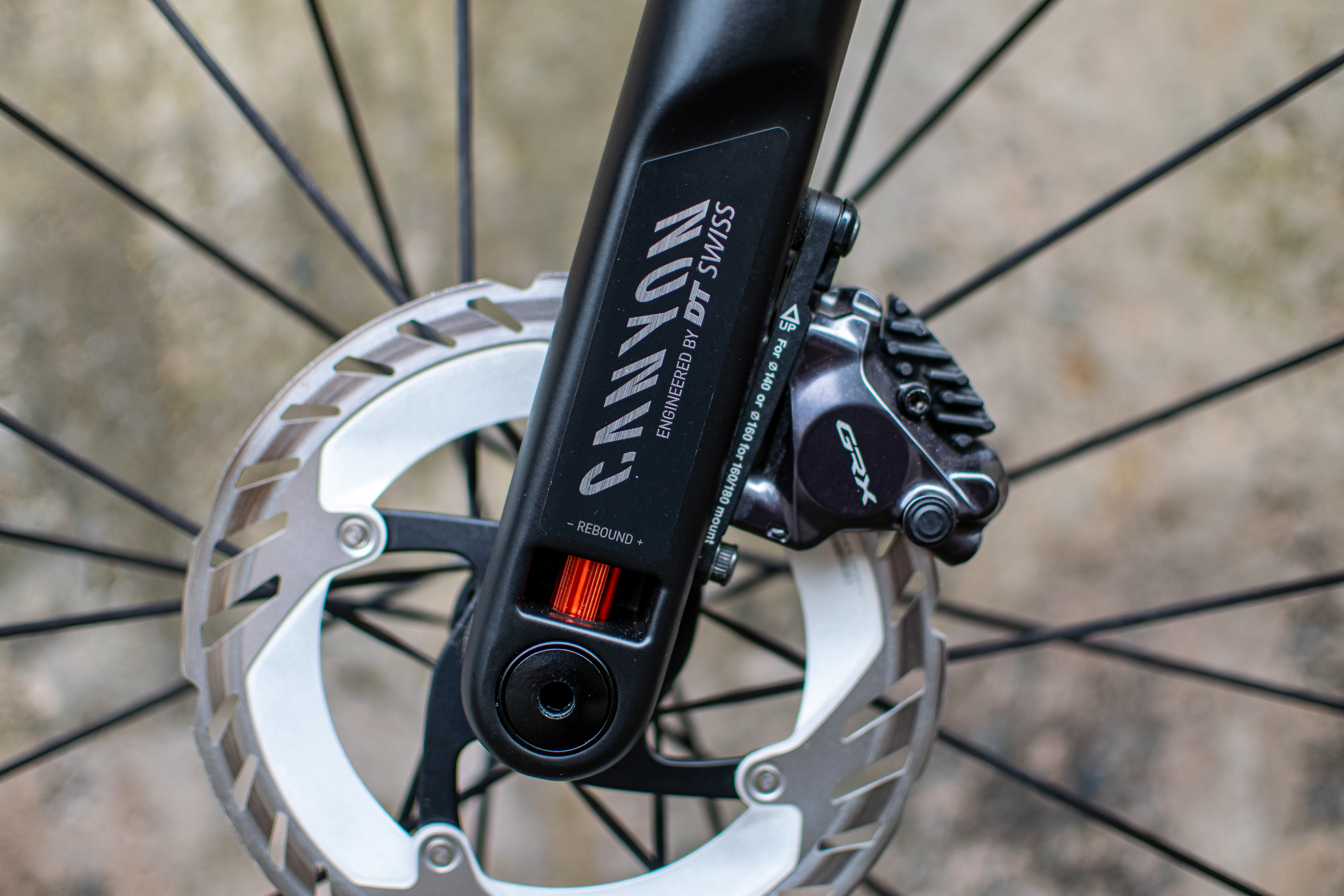 A Canyon / DT Swiss gravel suspension fork