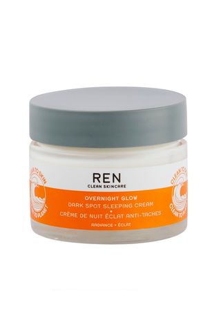 REN Clean Skincare Overnight Glow Dark Spot Sleeping Cream - sustainable beauty brands