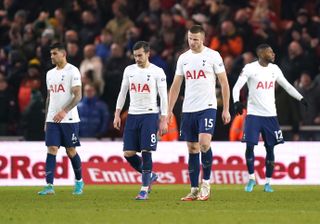Tottenham were knocked out of the FA Cup at Middlesbrough on Tuesday