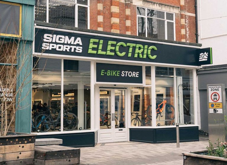 Sigma Sports ebike shop front