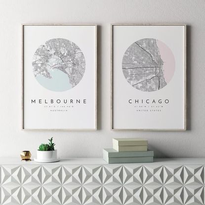 mapologist Personalized City Map Print