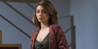 Sarah Hyland serious in Modern Family Season 10