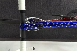 Stars and stripes top tube