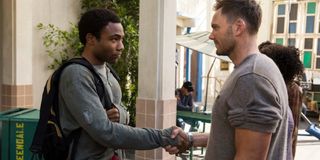 Joel McHale and Donald Glover in Community