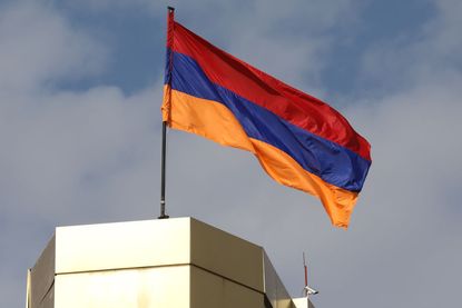 Armenian flag.